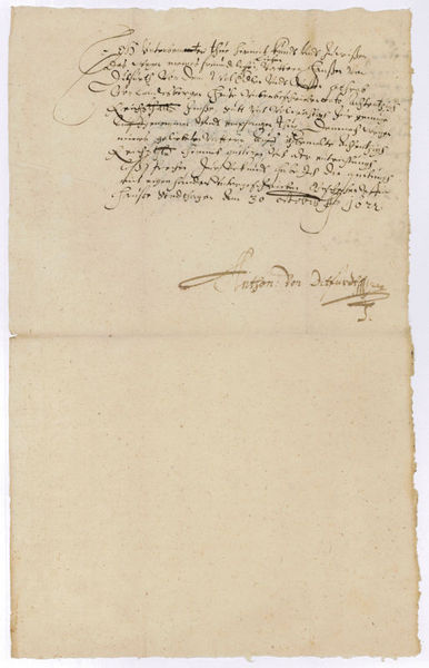 Quittung mit eigenh. U.