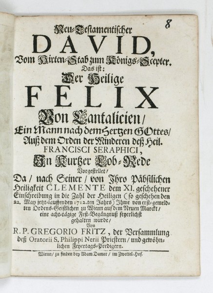 Neu-Testamentischer David, vom Hirten-Stab zum Königs-Scepter. Das ist: Der Heilige …