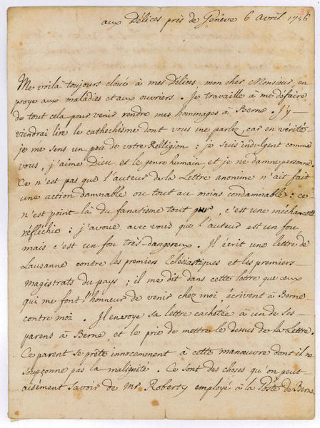 Letter with 4 autogr. lines.