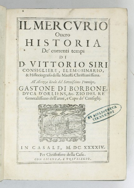 Il Mercurio overo Historia de' correnti tempi.
