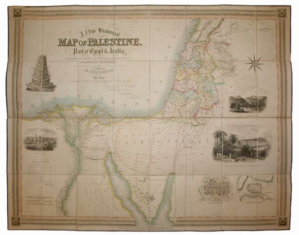 A New Historical Map of Palestine, With Part of Egypt …