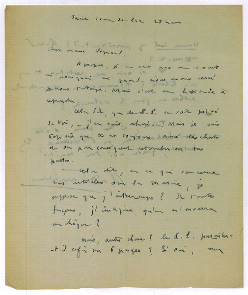 Autograph letter signed ("Claude Farrère").