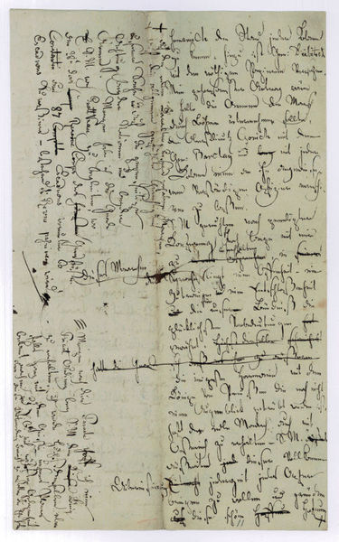 Autograph letter or letter draft, unsigned.