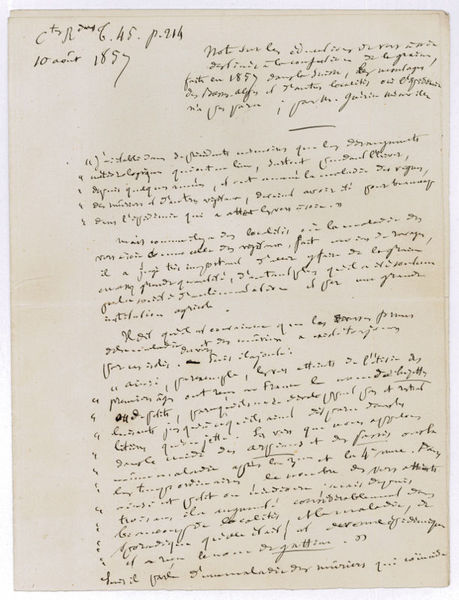 Autograph manuscript.