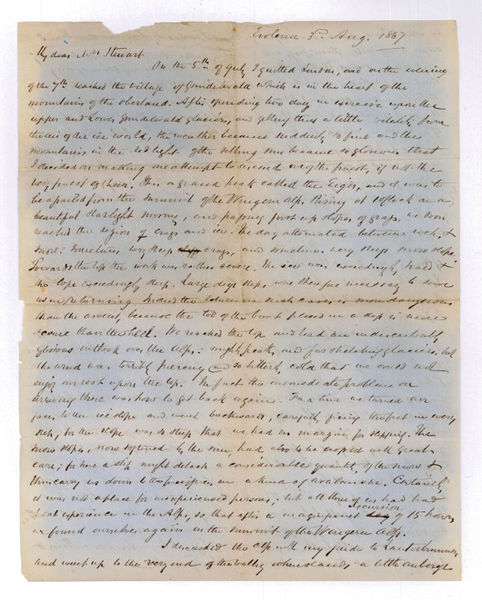 Autograph letter signed.