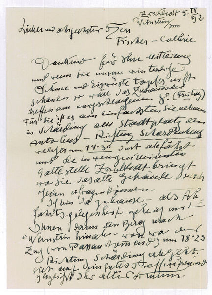 Autograph letter signed ("Kubin").