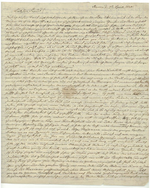 Letter signed ("F MB").