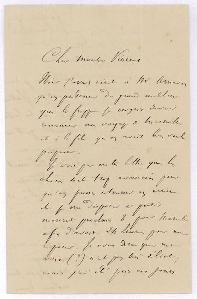 Autograph letter signed.