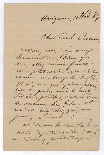 Autograph letter signed.