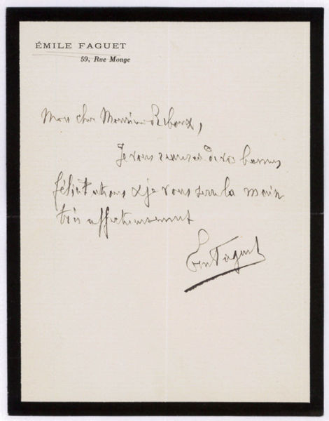 Autograph letter signed.