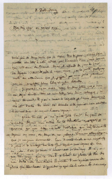 Autograph letter signed ("J. Maurice").