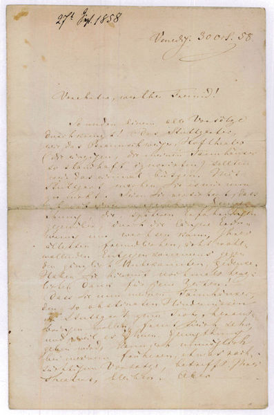 Autograph letter signed.