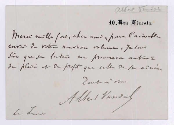 Autograph lettercard signed.