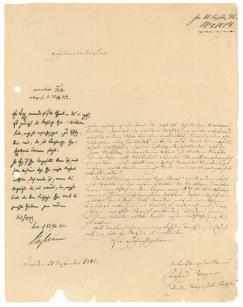 Autograph letter signed.