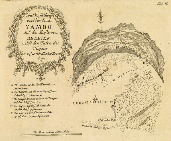 Begebenheiten einer Reise auf dem rothen Meer, auf der arabischen …