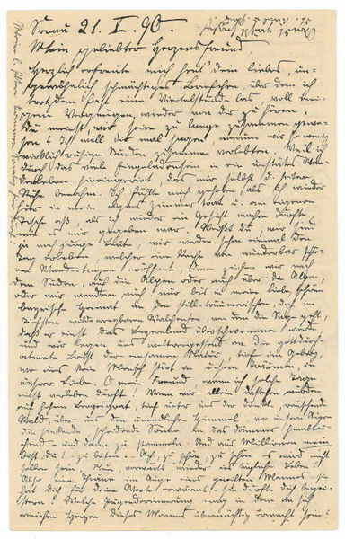 Eigenh. Brief.