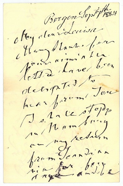 Eigenh. Brief mit U.