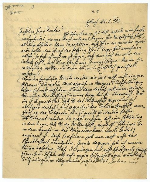 Eigenh. Brief mit U.