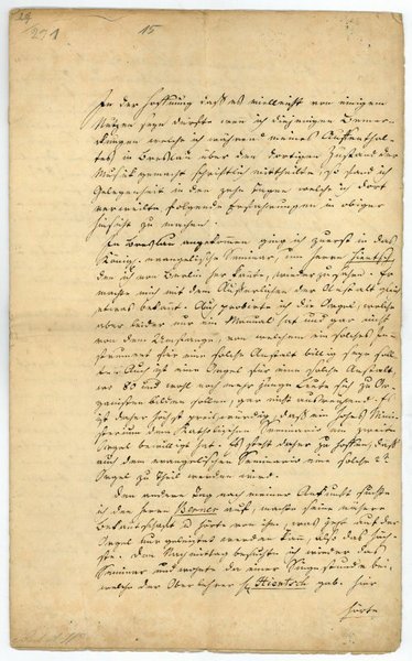 Eigenh. Brief mit U.