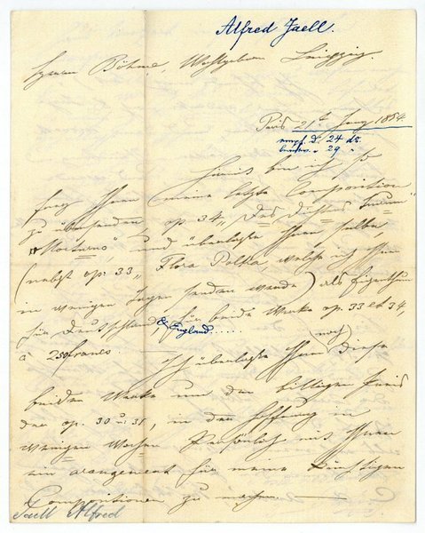 Autograph letter signed.