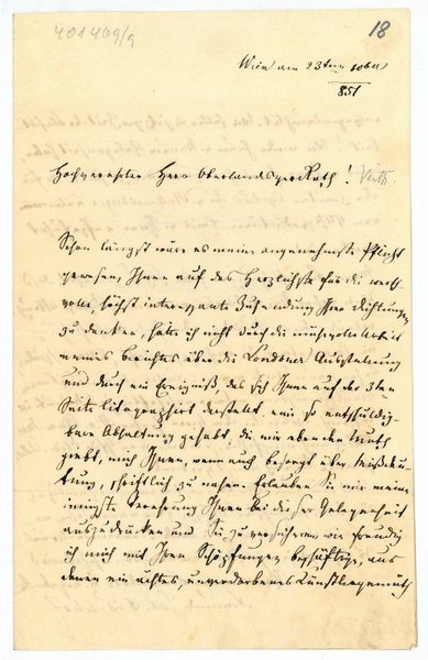 Eigenh. Brief mit U.