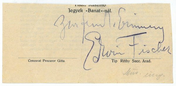 Eigenh. Zitat mit U.