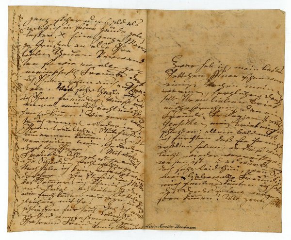 Eigenh. Brief mit U.