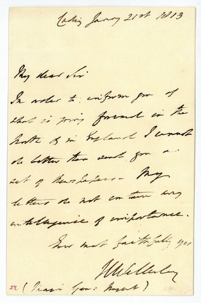 Eigenh. Brief mit U.