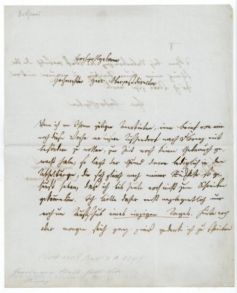 Eigenh. Brief mit U.