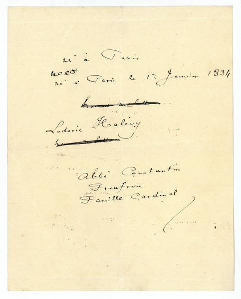 Eigenh. Widmung mit U.