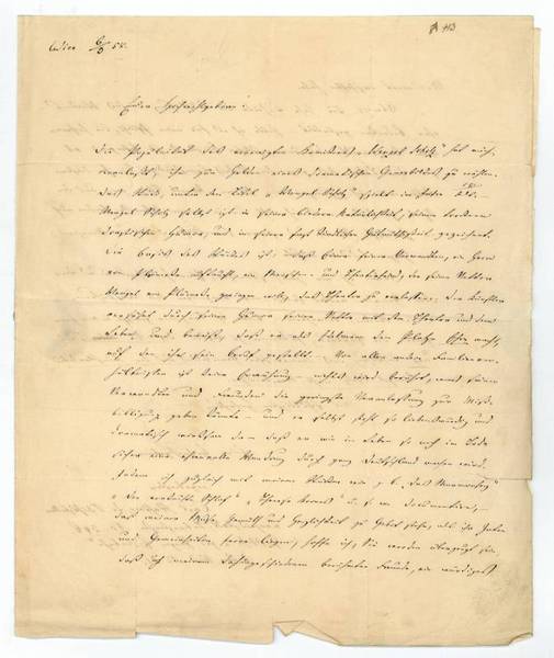 Eigenh. Brief mit U.