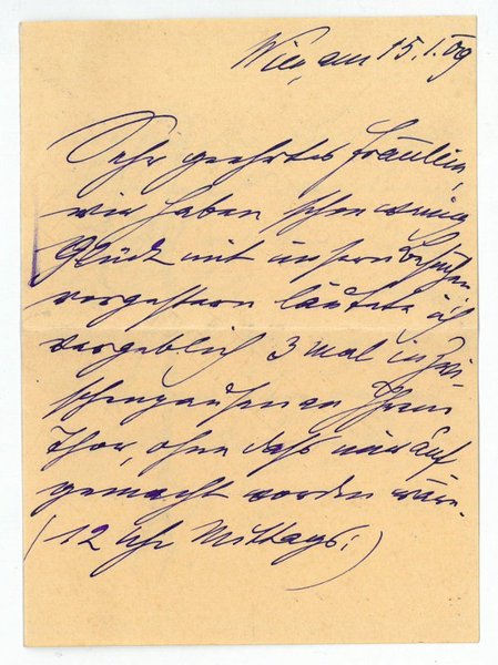 Eigenh. Brief mit U.