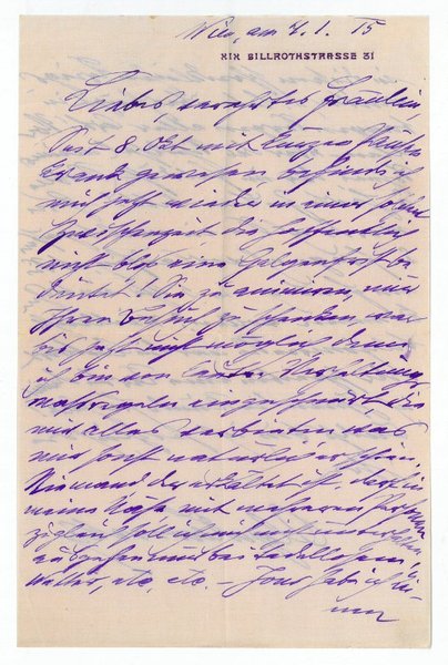 Eigenh. Brief mit U.