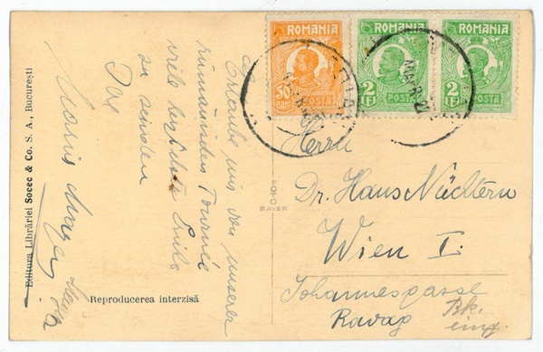 Eigenh. Postkarte mit U.