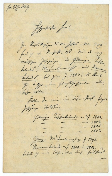 Eigenh. Brief mit U.