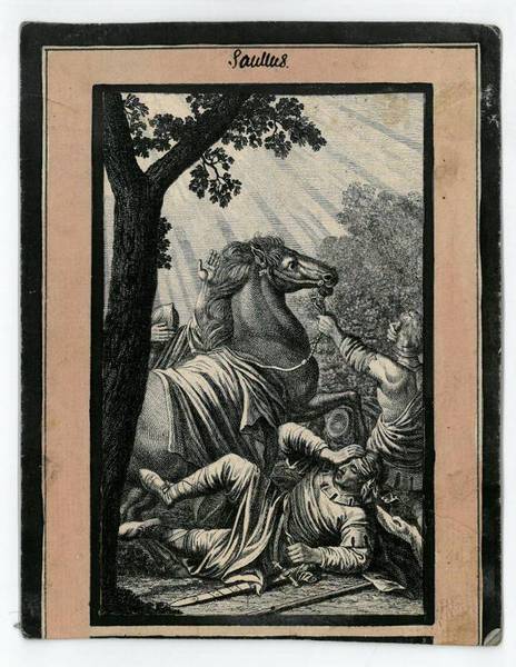 Kupferstich mit eigenh. Beschriftung.