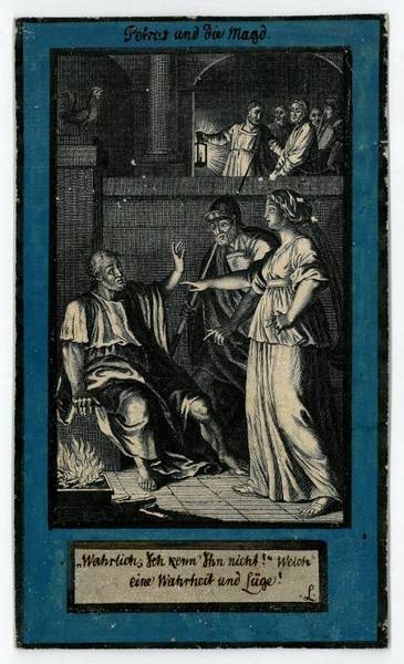 Kupferstich mit eigenh. Beschriftung und U. ("L.").