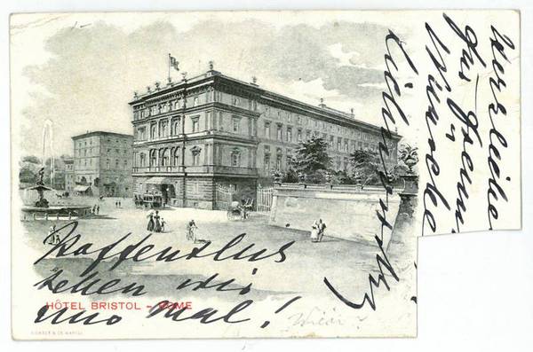 Eigenh. Postkarte m. U.