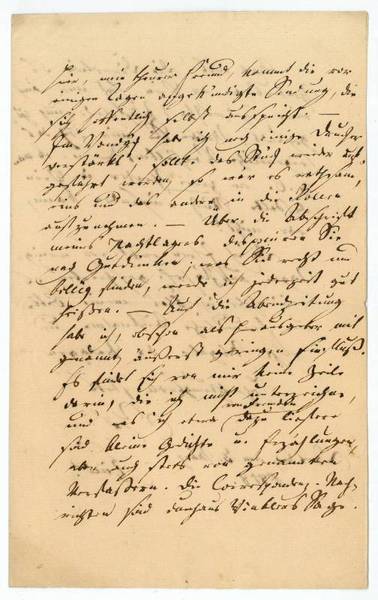 Eigenh. Brief mit U.