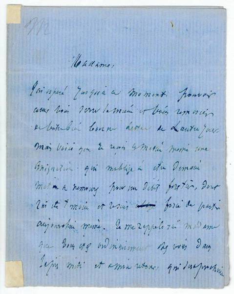 Eigenh. Brief mit U.