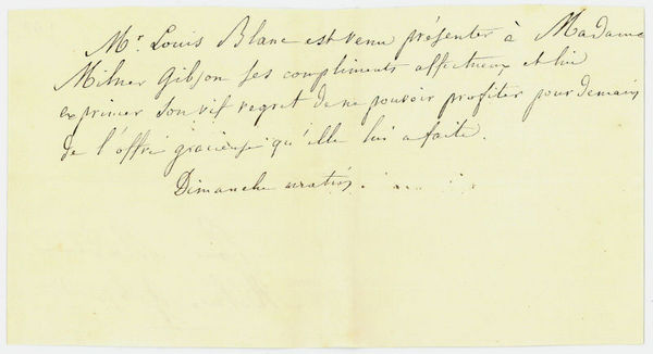 Eigenh. Brief mit U.