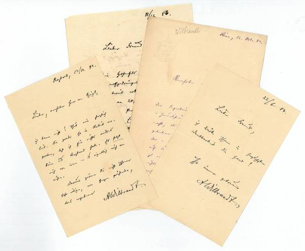 4 eigenh. Brief m. U.