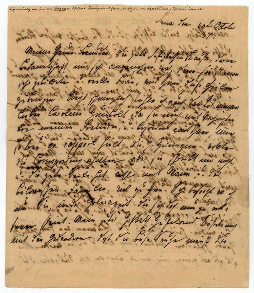 Eigenh. Brief mit U.
