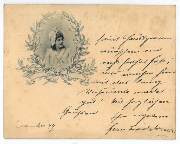 Eigenh. Brief mit U.