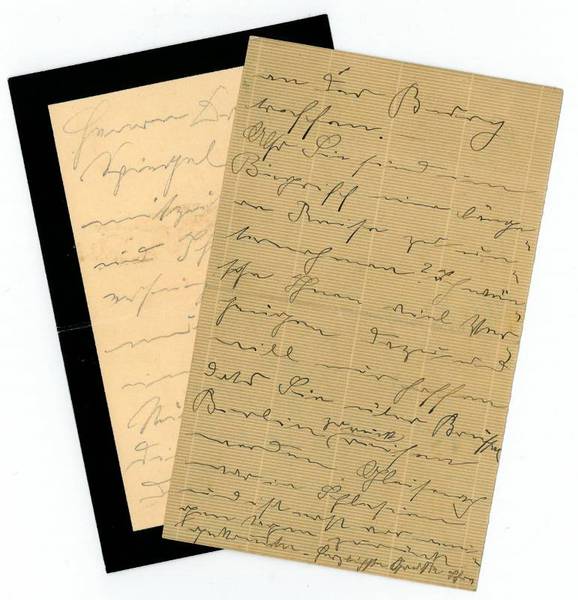 Eigenh. Brief mit U.