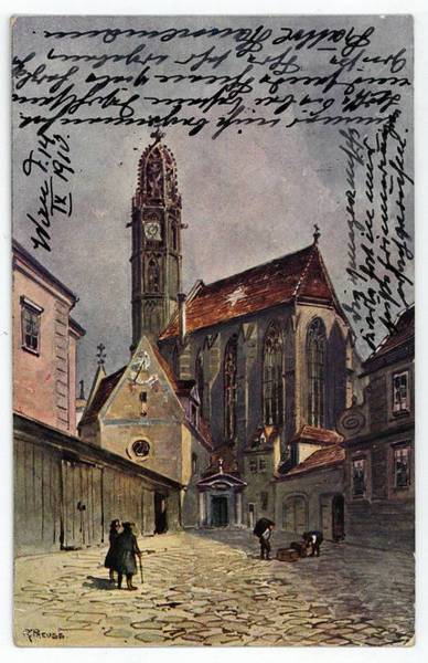 Eigenh. Postkarte m. U.