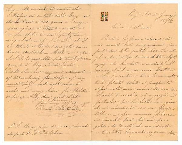 Eigenh. Brief mit U.