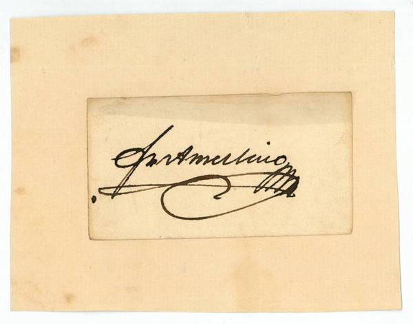 Ausschnitt mit eigenh. U.