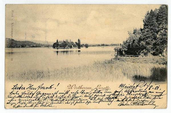 Eigenh. Postkarte m. U.