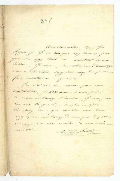 Eigenh. Brief mit U.